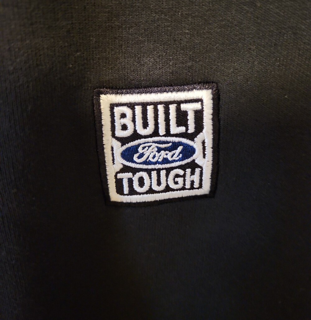 Carhartt Ford Collab Black Half-Zip Pullover Sweatshirt - Picture 3 of 8